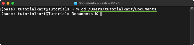 Change Directory in Mac Terminal - Navigating to a Specific Directory